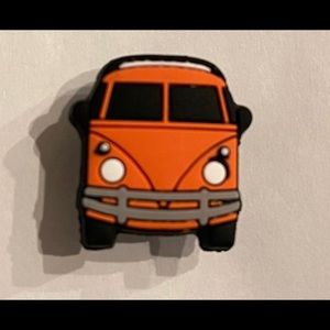 Crocs charm Volkswagen bus orange Westfalia camper pop top jiblet